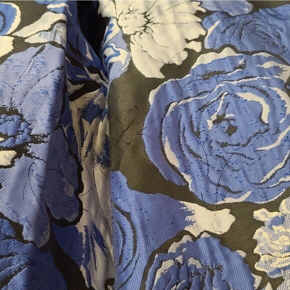 Adrianna Papell Blue Floral Cocktail Dress NEW Size 4 - Picture 4 of 12